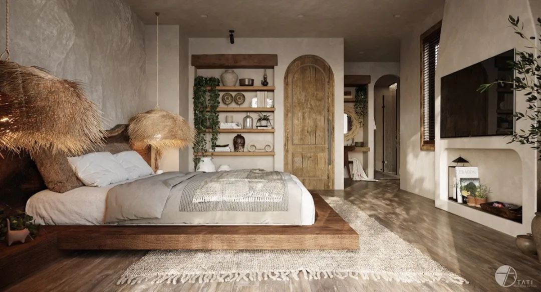 越南胡志明市质朴游牧风民宿设计-44