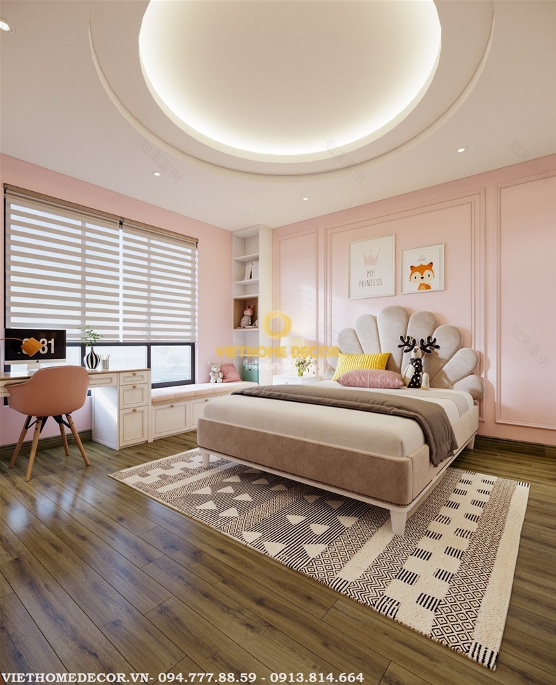 男孩女孩卧室设计丨Viet Home Decor-6