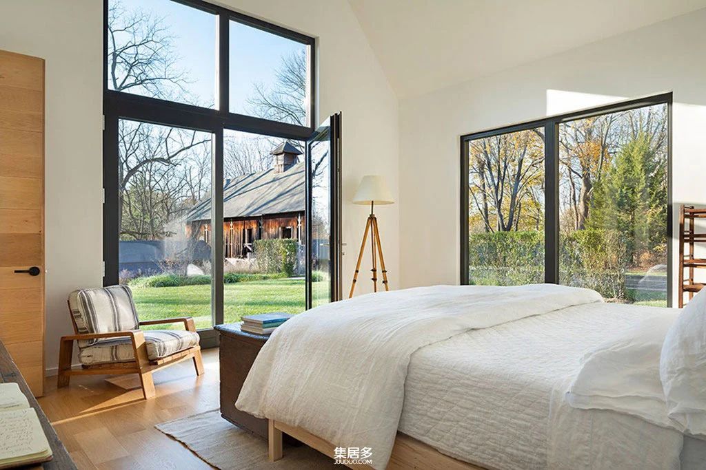 纽约州北部现代黑色小屋设计丨美国纽约-17