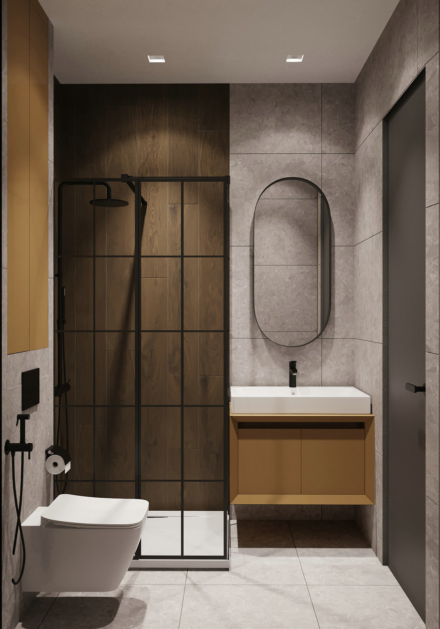 原木+高级灰打造舒适温馨居住空间-22