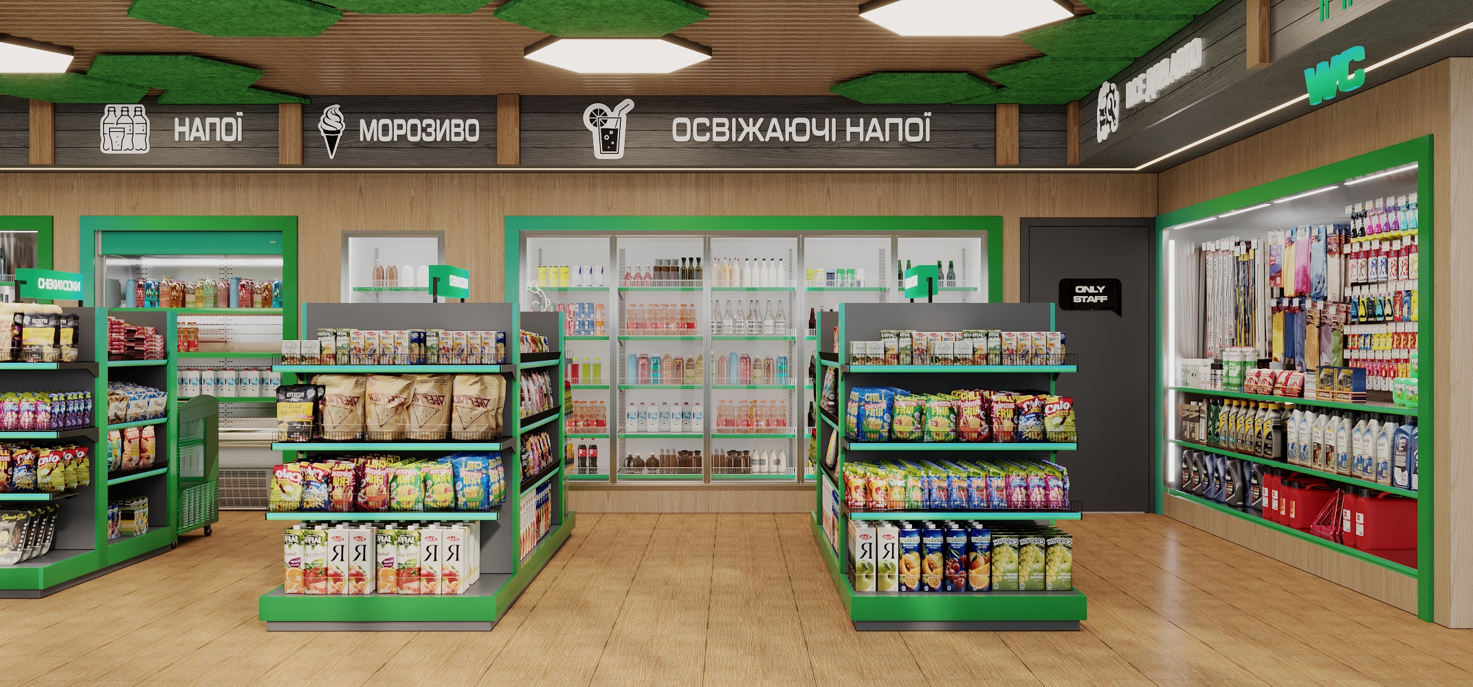 Gas station parallel 便利店-8