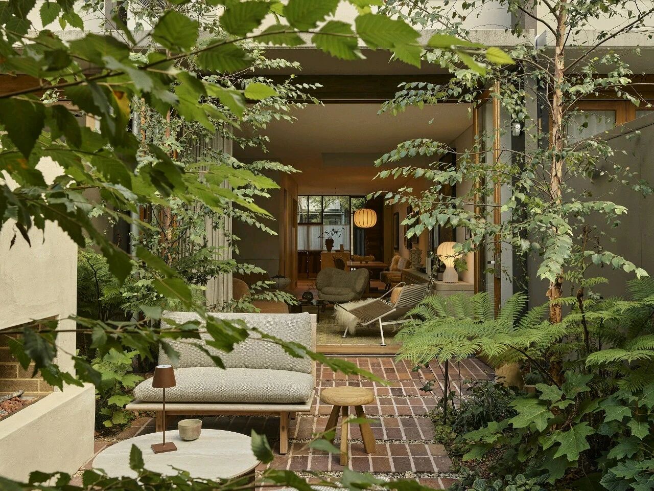 中庭之宅•光与自然构成的生活容器（The Atrium）丨澳大利亚悉尼丨Anna Carin Design-2