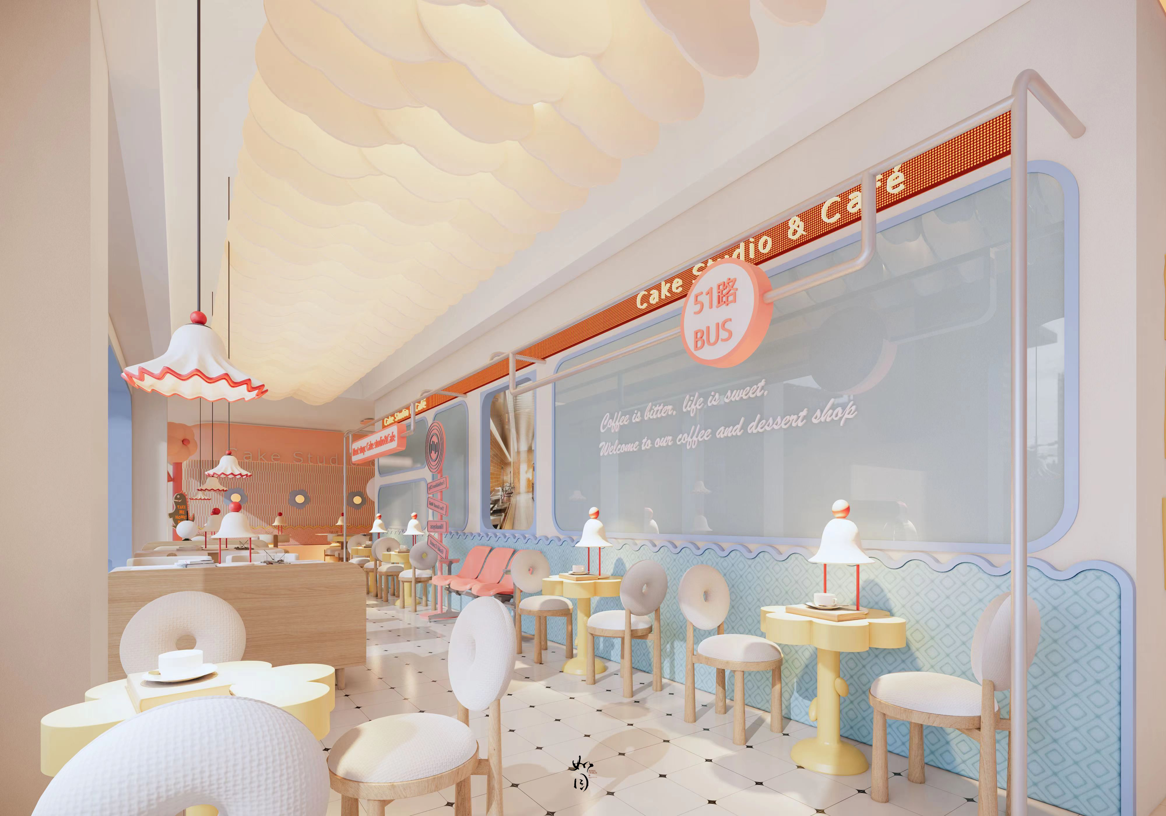 迪拜甜品咖啡店设计丨阿联酋迪拜丨roam design-9