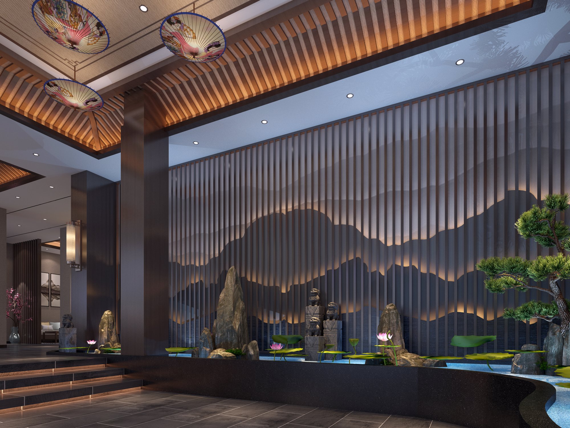 新中式足浴馆古风设计丨暂无-3