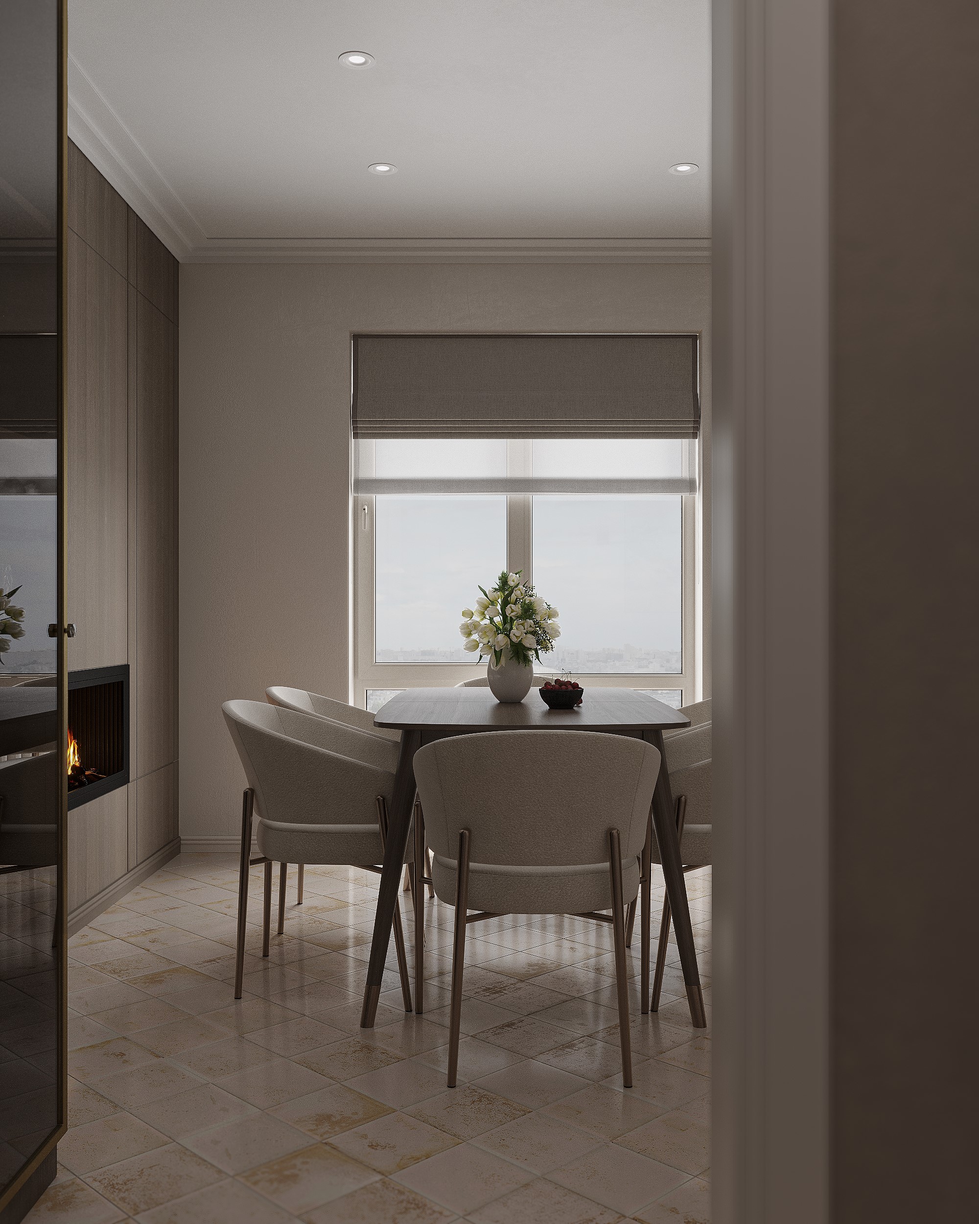 现代明暗色调的融合空间丨乌克兰基辅丨Natalia CHUPYS-5