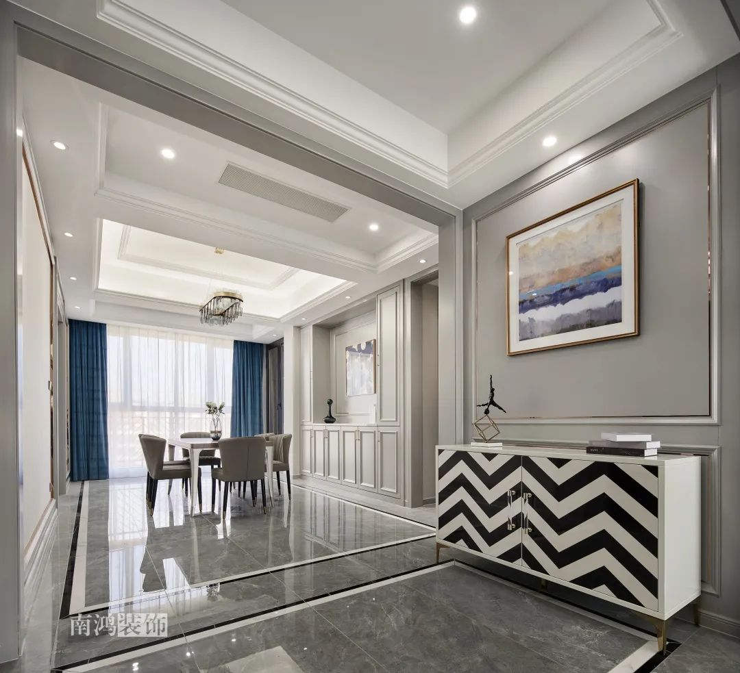 康城一品现代美式轻奢家居设计丨浙江南鸿装饰-2