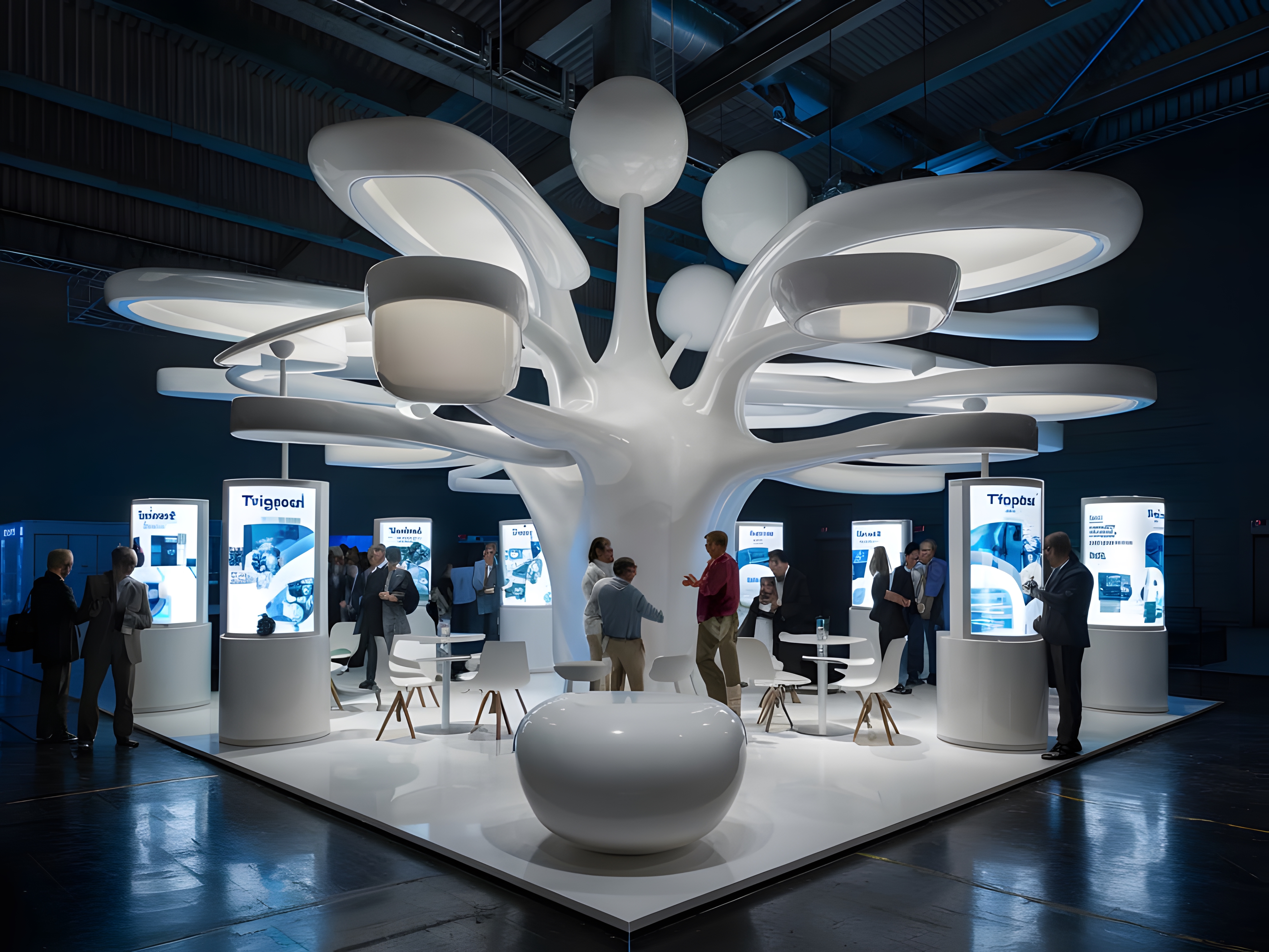 Personalized exquisite small booth-1