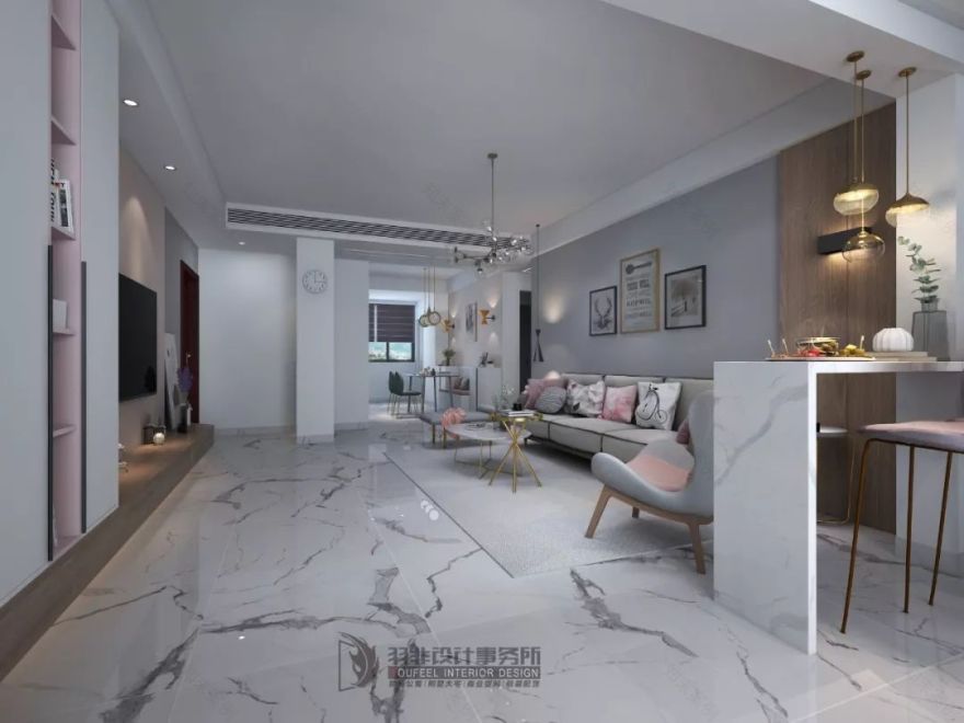 柳州颐和家园 136㎡北欧风设计,专业打造温馨宜居空间-29