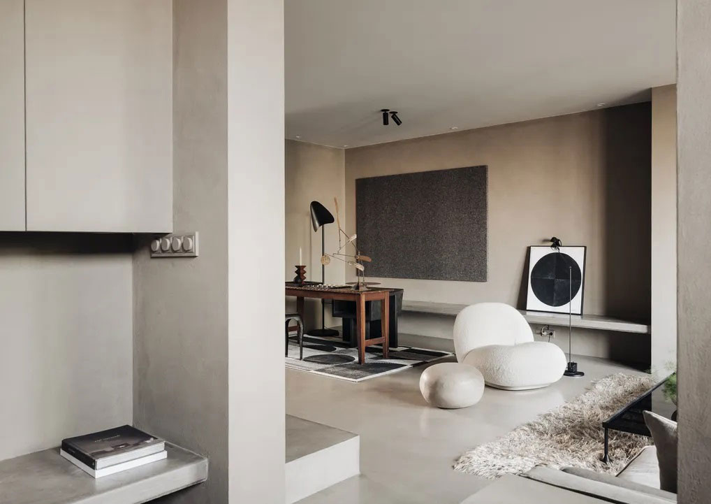 阿姆斯特丹运河公寓的自然极简设计-7