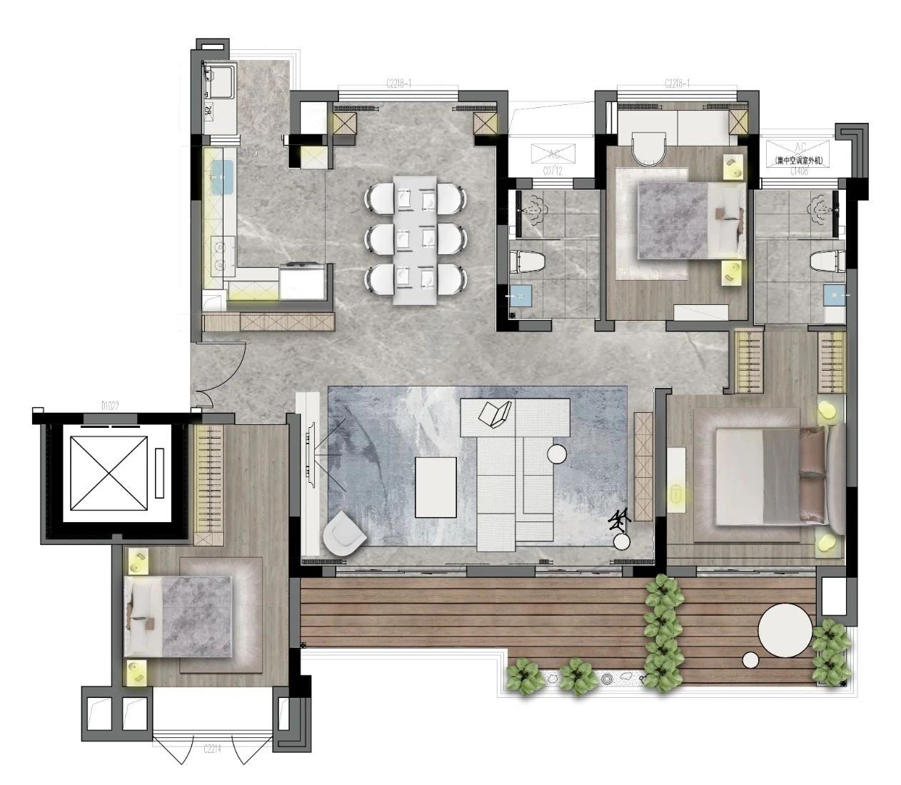 重庆西永大学城学府核心地带理想居所设计丨中国重庆丨重庆米修室内设计有限公司-29