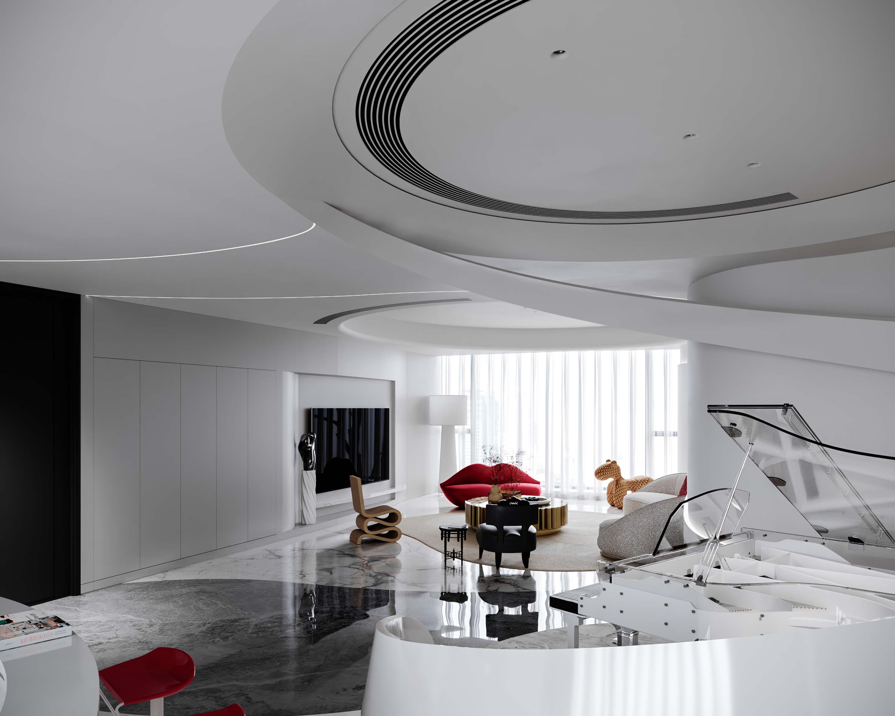 异形现代极简家装-5