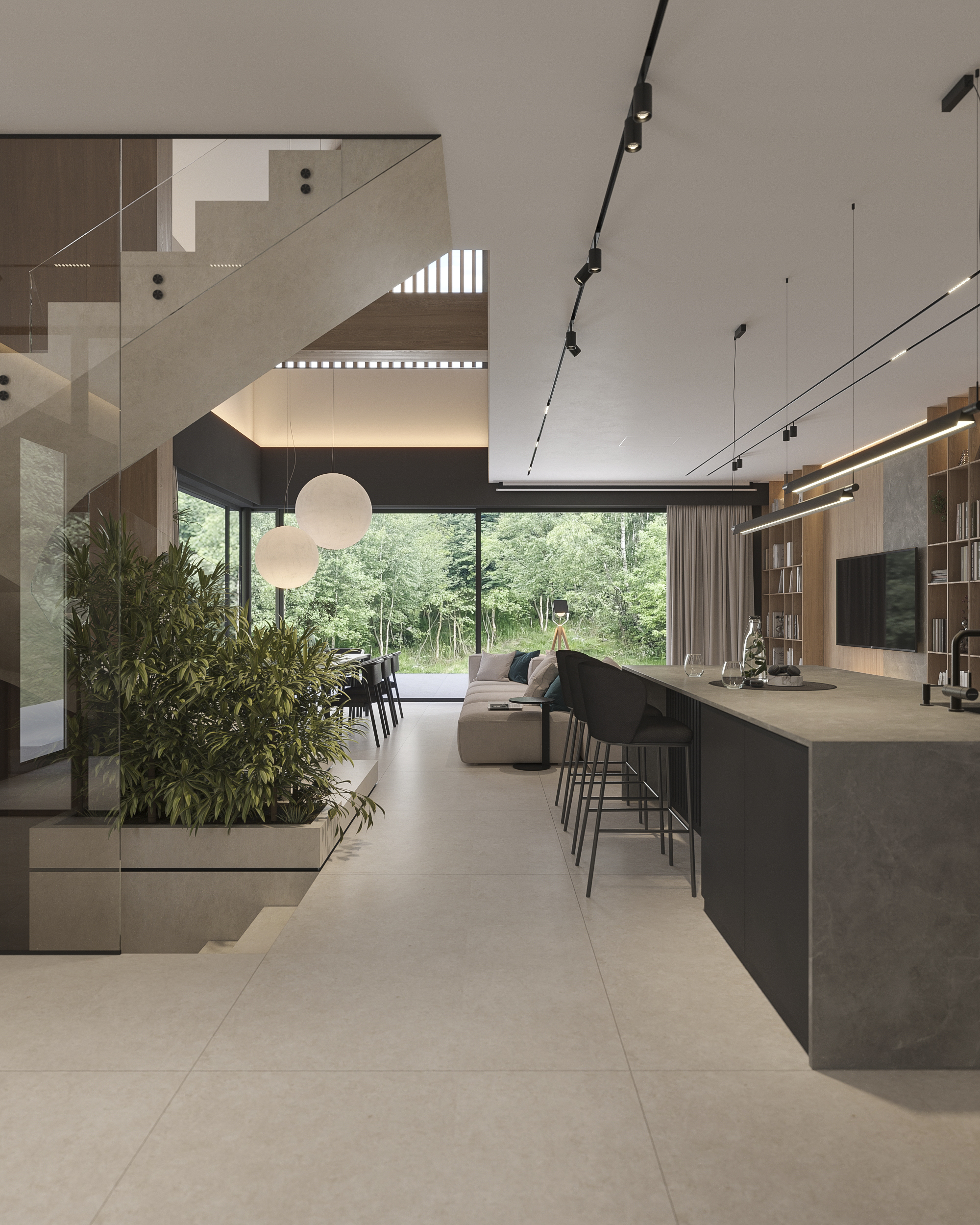 House in a modern style #K1-3