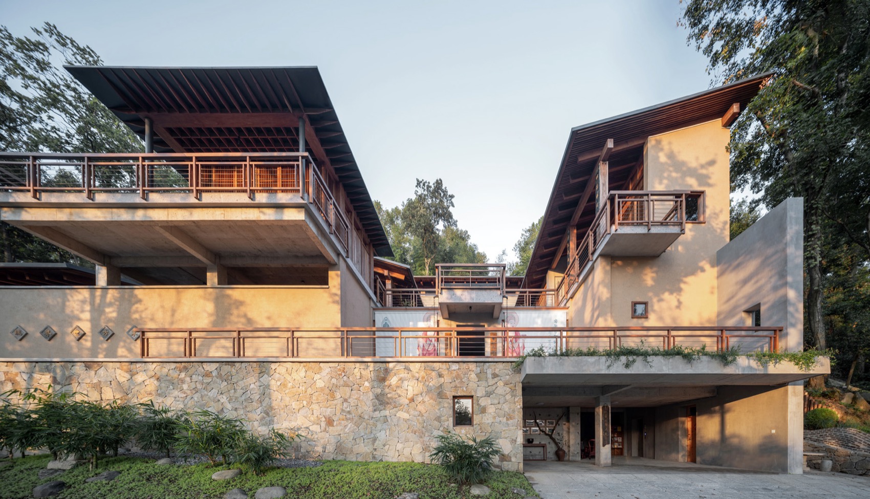 东方山佛教协会改造设计丨中国黄石丨反几建筑-33