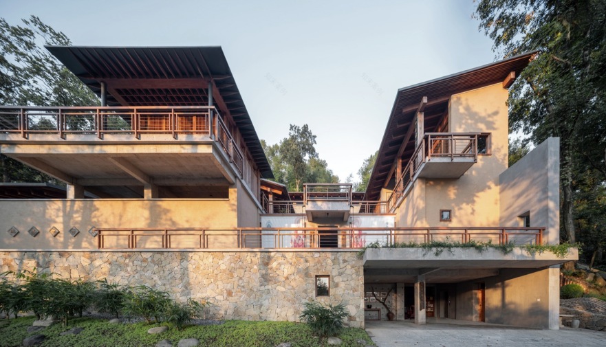 东方山佛教协会改造设计丨中国黄石丨反几建筑-33