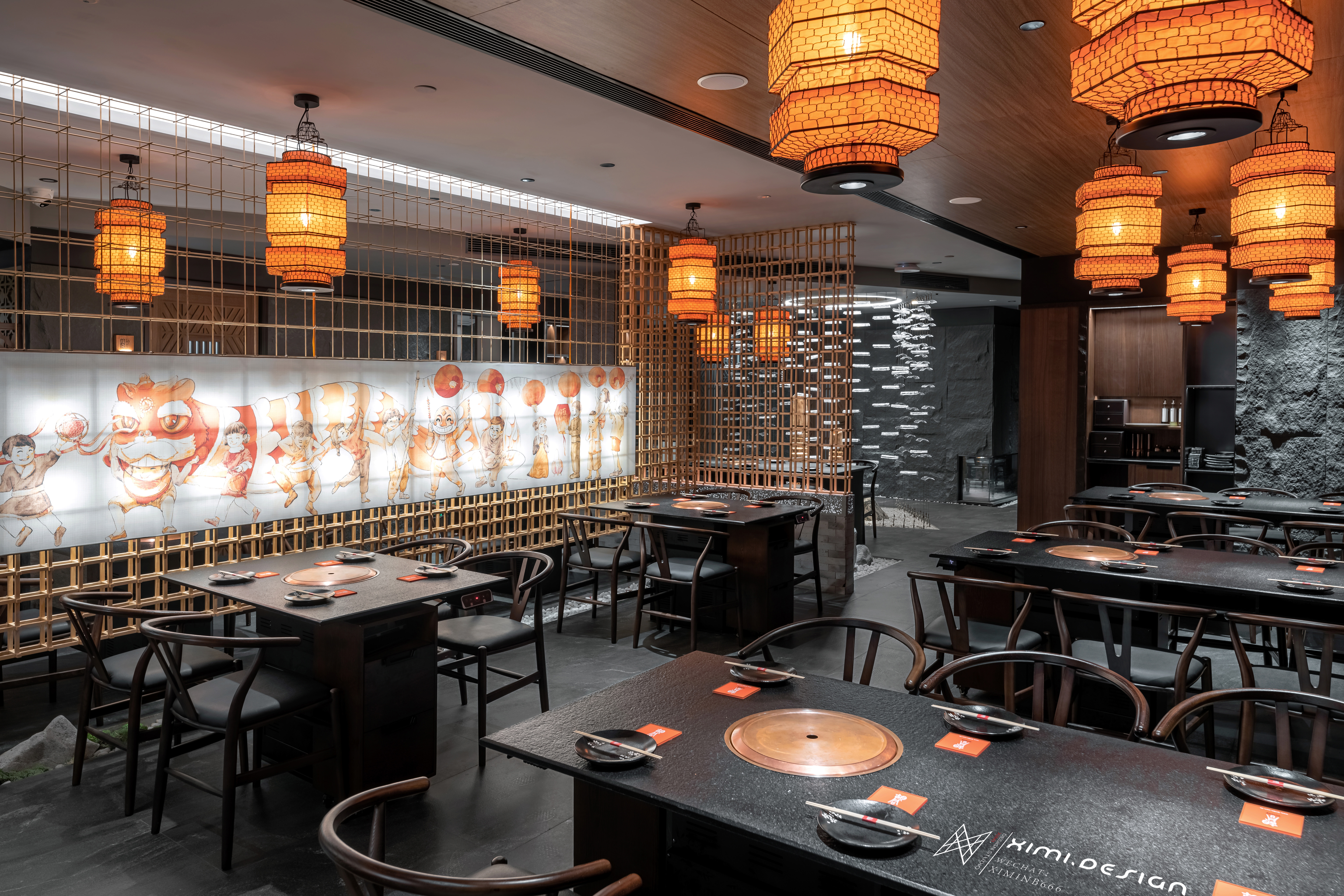 藏在 CBD 的四合院|广州烤肉店设计丨中国广州丨西米工作室-15