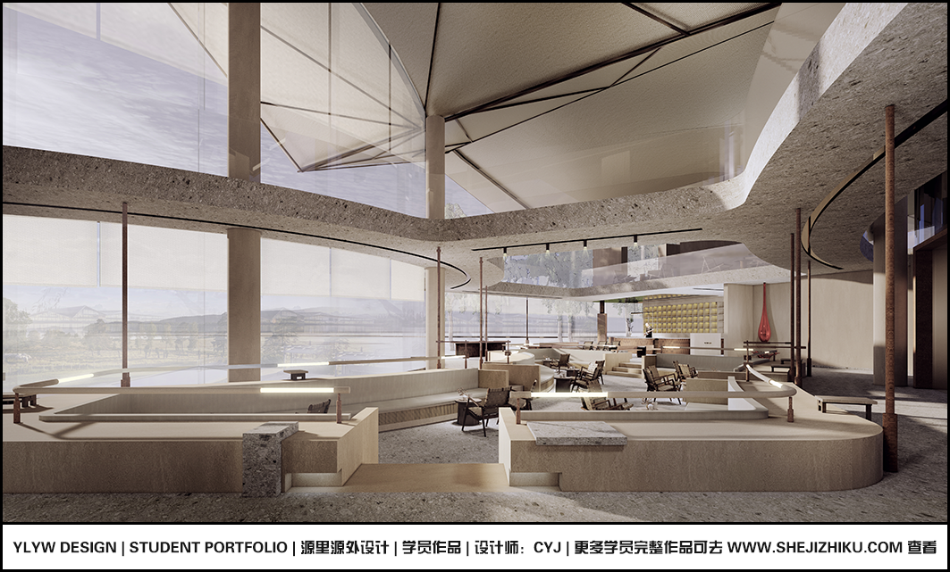 潇湘秋水 · 售楼中心室内设计丨源里源外设计-33