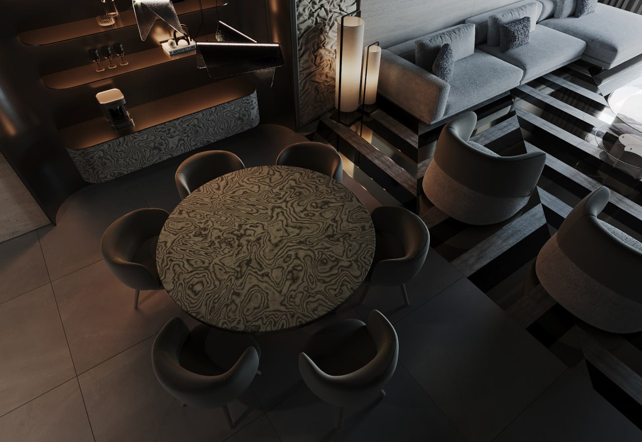 LUXURY BASMENT（奢华地下室）设计丨埃及开罗丨ABDELRHMAN SALLAM-13