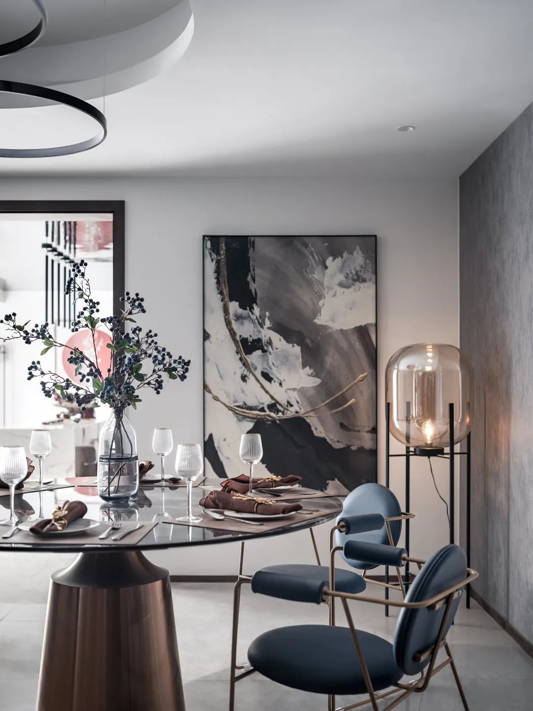 现代中式的幸福之家丨尚层装饰-35