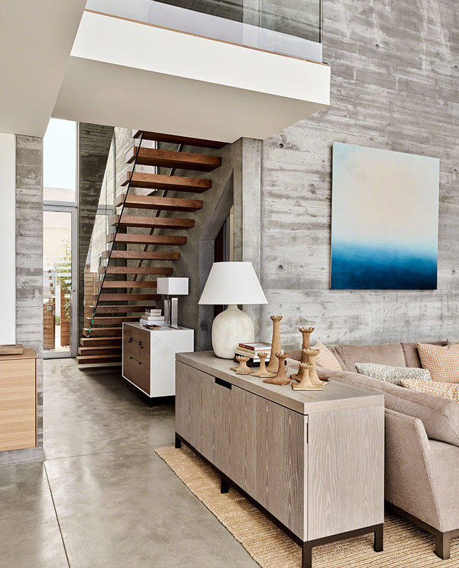 加州现代海景家居,简约设计中的海洋气息-4