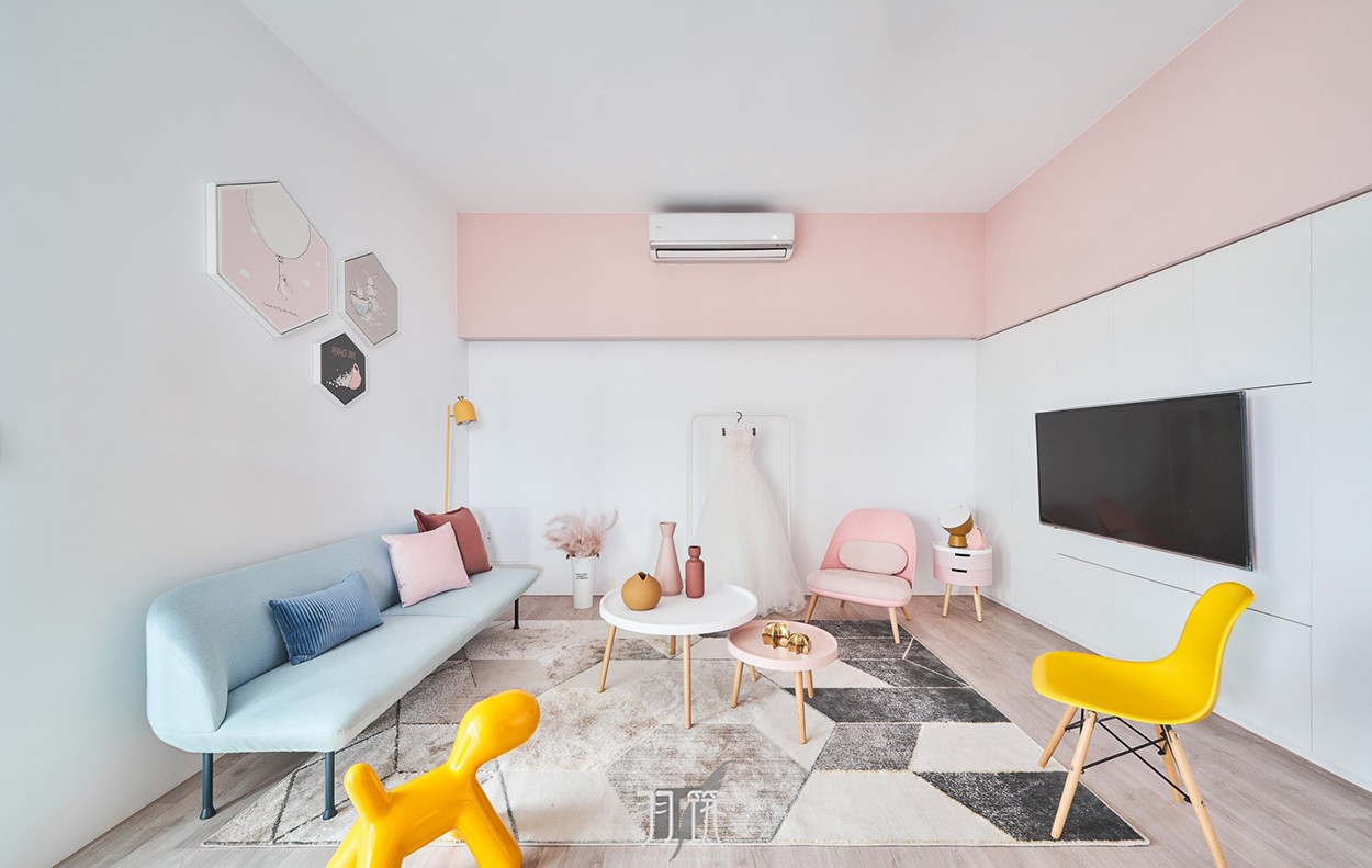 羽筑空间设计 · 粉红泡泡海洋主题婚礼-6