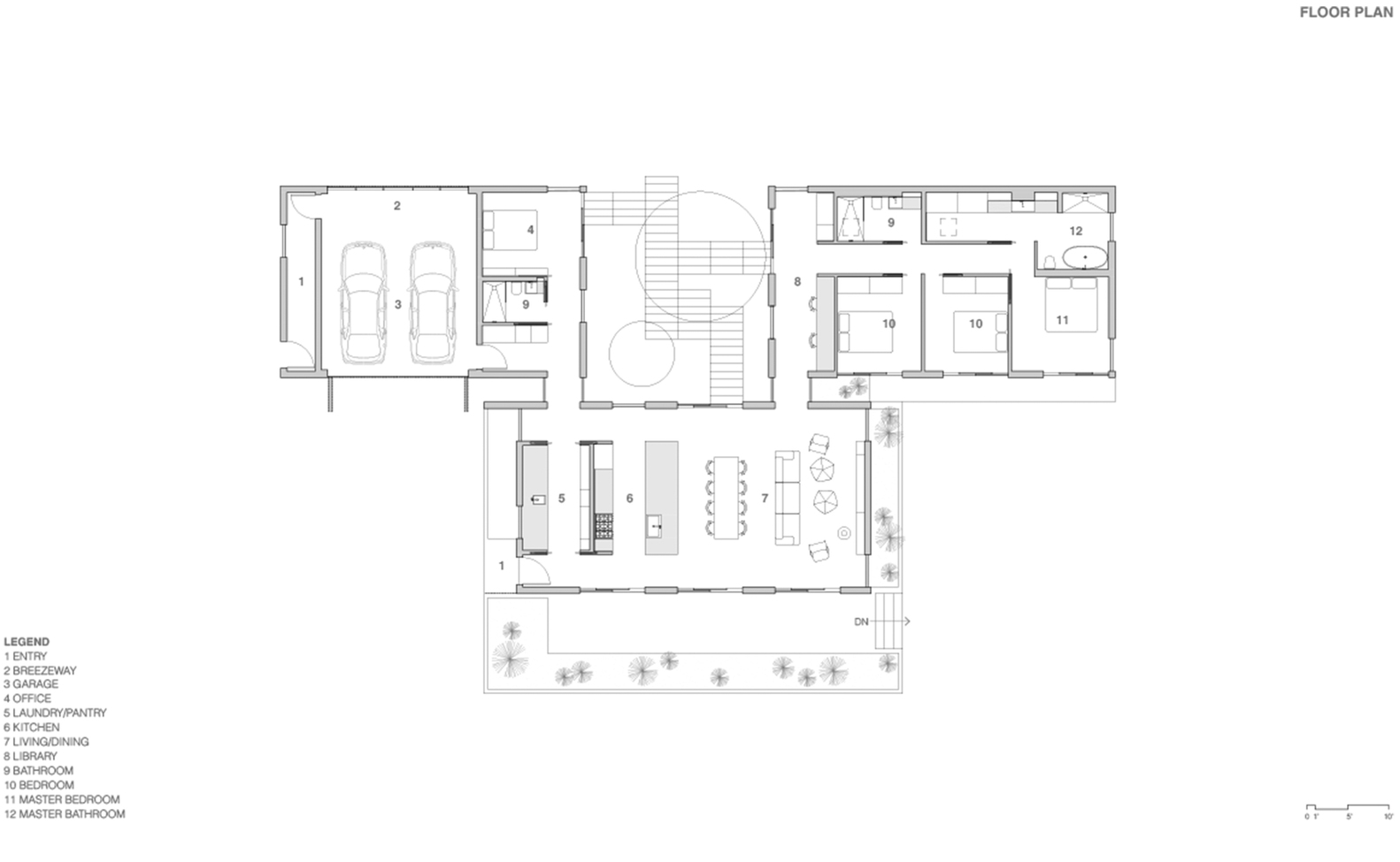 Tripod House · 玻璃门槛连接的三体积木屋丨美国波特兰丨Fieldwork Design & Architecture-22