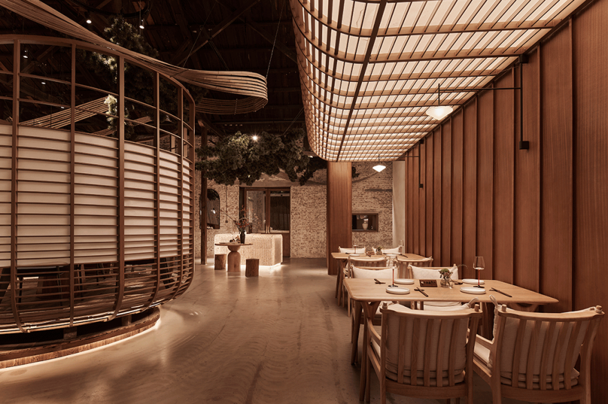开封松树院子·艺术餐厅丨中国开封丨鼎合设计-7