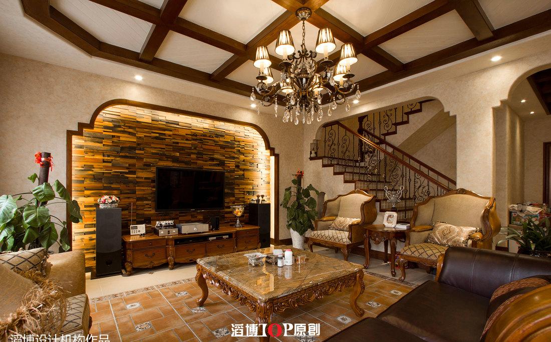 昆明世博生态城美式别墅设计 | 实木家居与欧美元素的完美融合-20