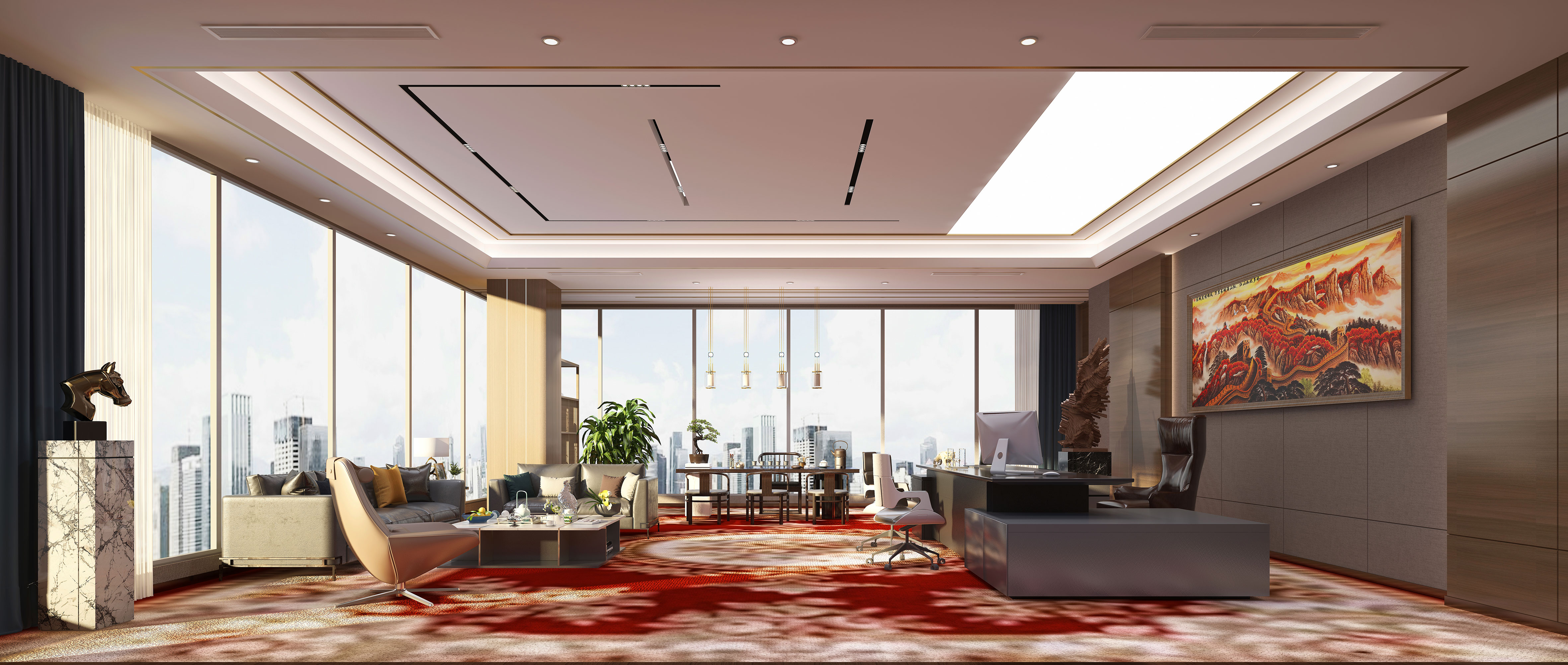 三相电力集团办公室装修丨灵鹿创意-23