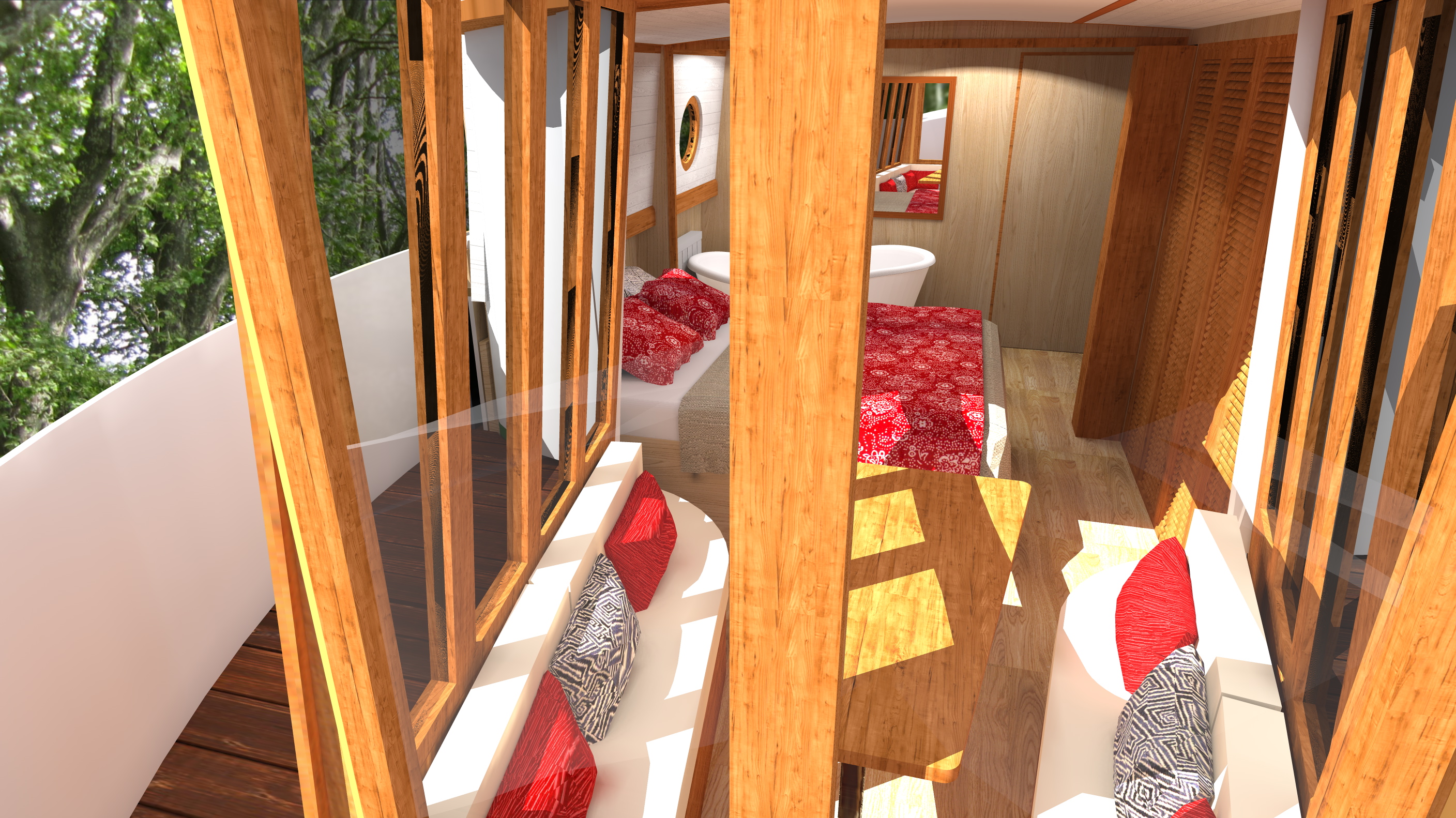 CANAL BOAT WHEELHOUSE concept 2014-4