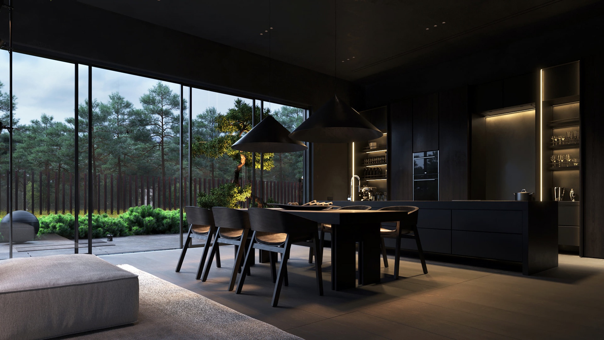 高级黑独立豪宅 ： ELKY｜Mikhail Bykov-11