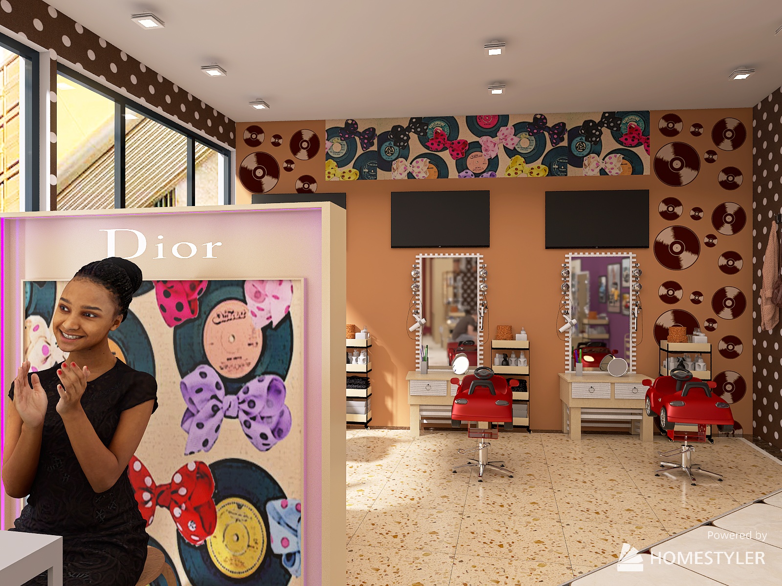 Дизайн-проект Семейной парикмахерской-0