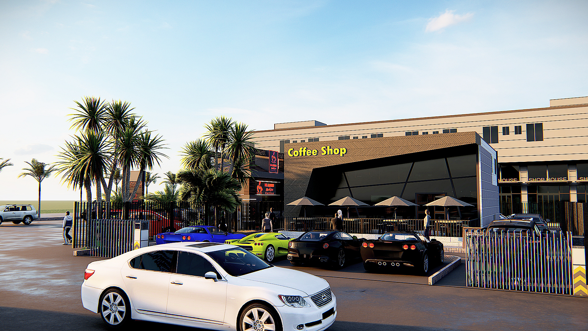 تصميم لمطعم ودرايف ثرو بالسعوديه-6