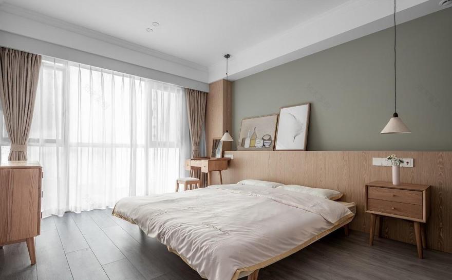 喜屋设计|| 红 | 套二空间魔法变身,定制幸福绿意生活-38