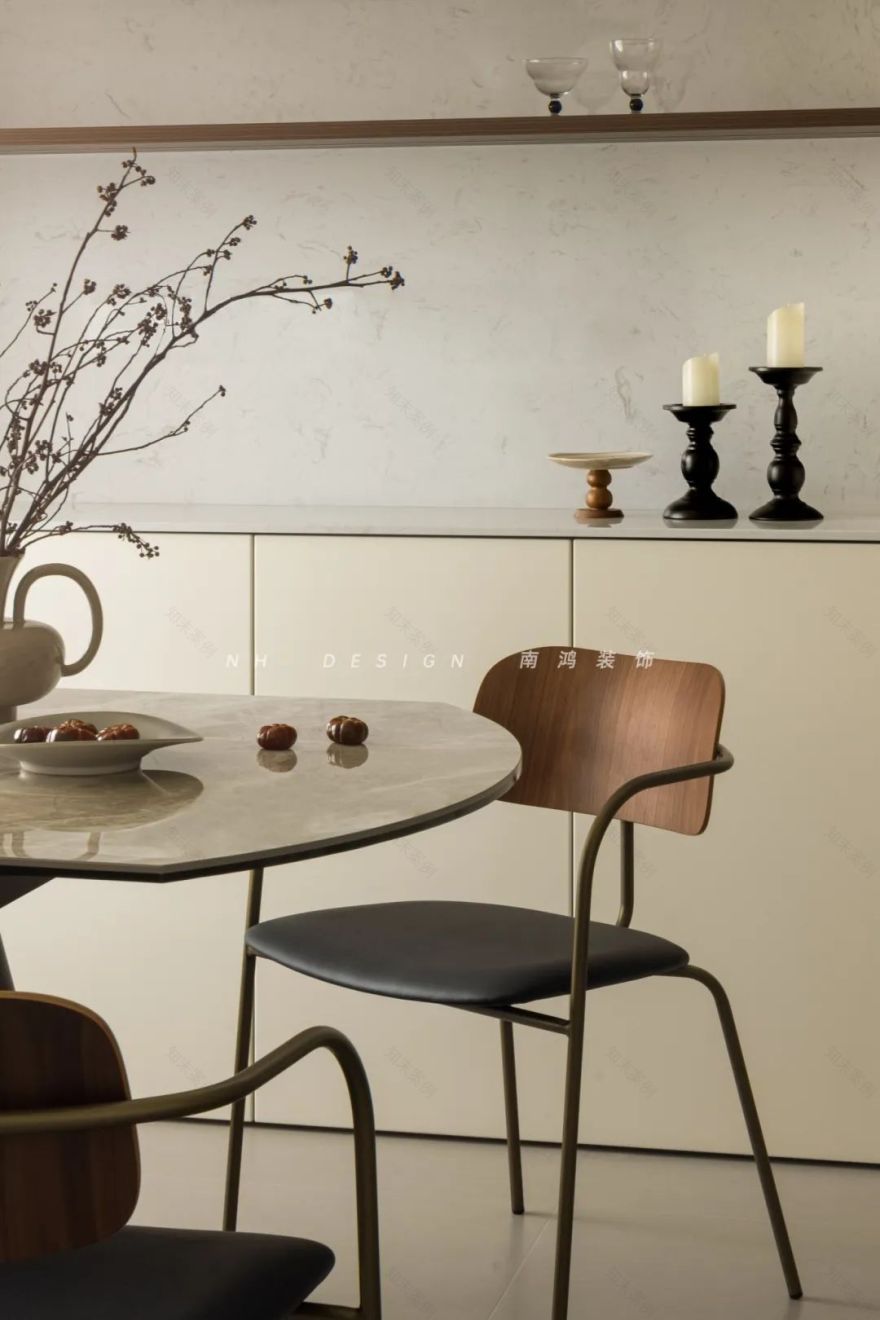 奶油中古 · 浙江杭州 89㎡居室设计丨中国杭州丨浙江南鸿装饰-33