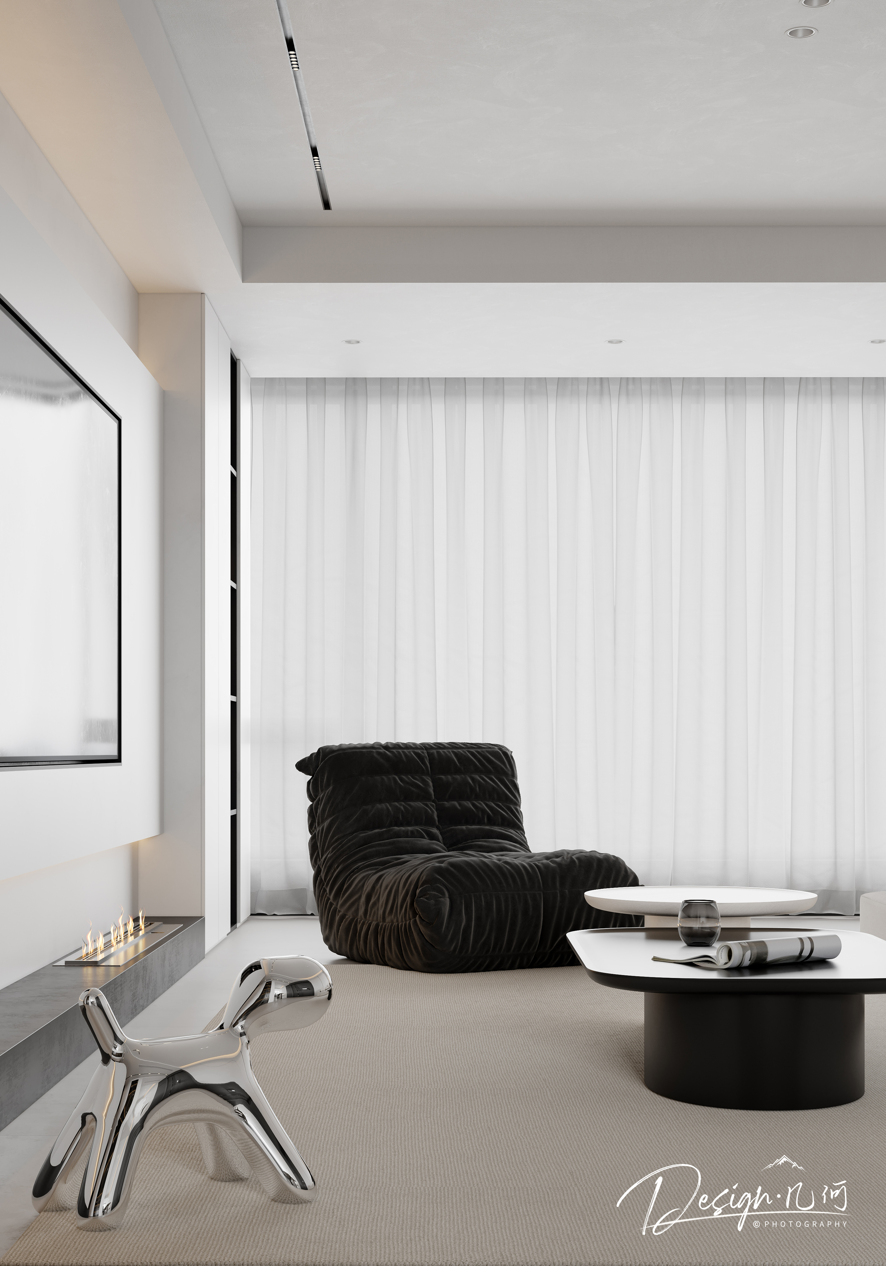 几何视觉表现黑白灰-8