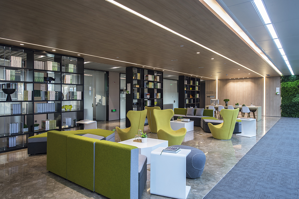 香榭蒂新作丨自然平衡，知识共享时代的智慧办公空间 — 济南绿地国金中心-20