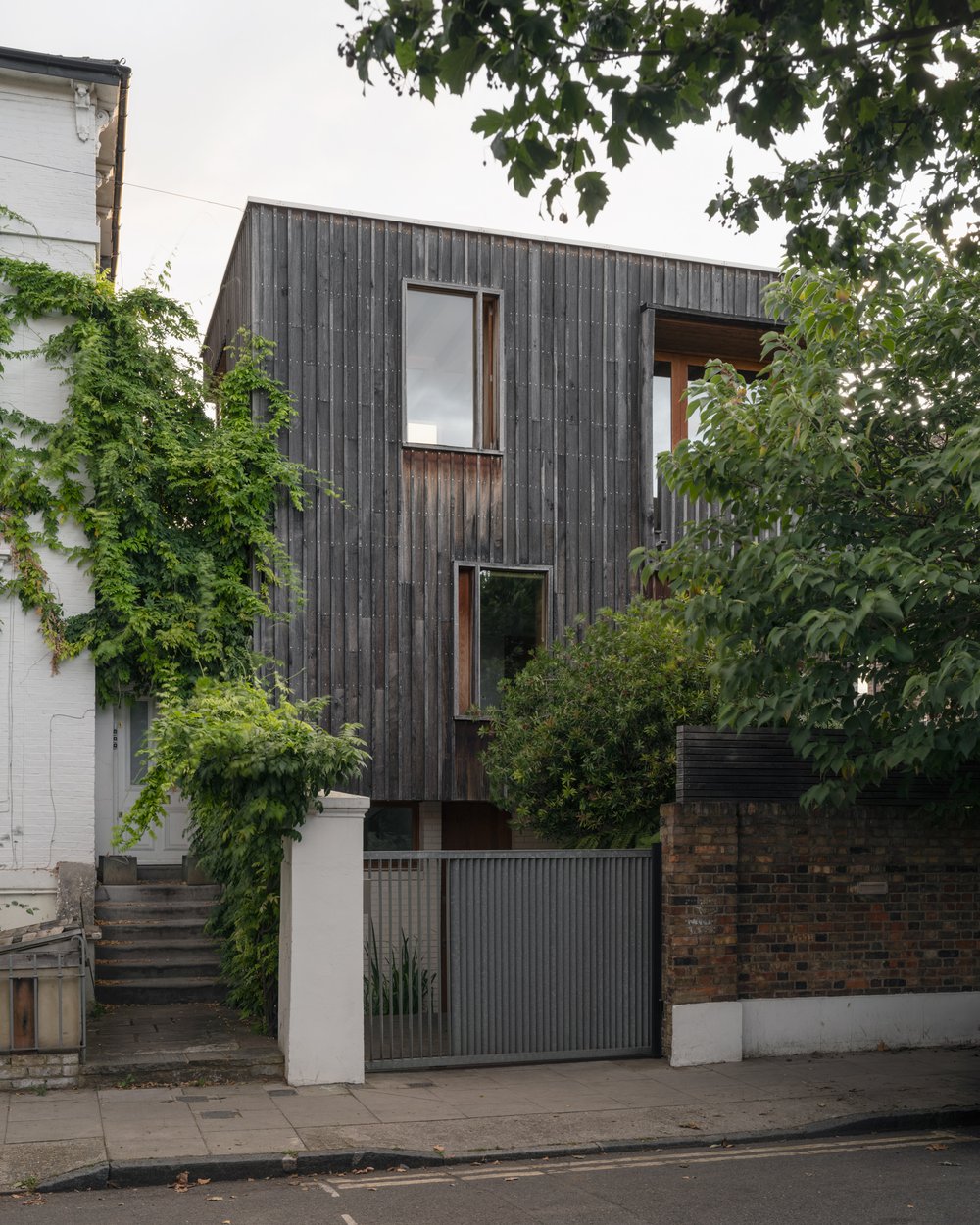 Hackney的“Green Oak”框架房屋丨英国伦敦丨Lynch Architects-37