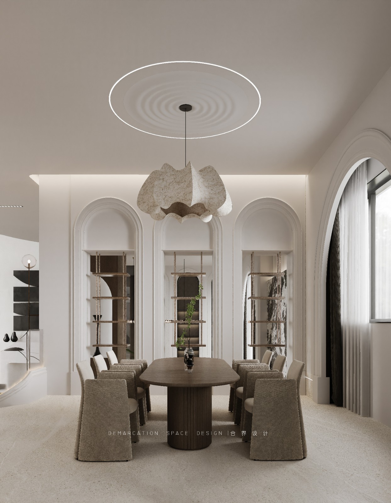 《摩·登》730㎡ 别墅私宅设计丨中国金华丨合界设计-10