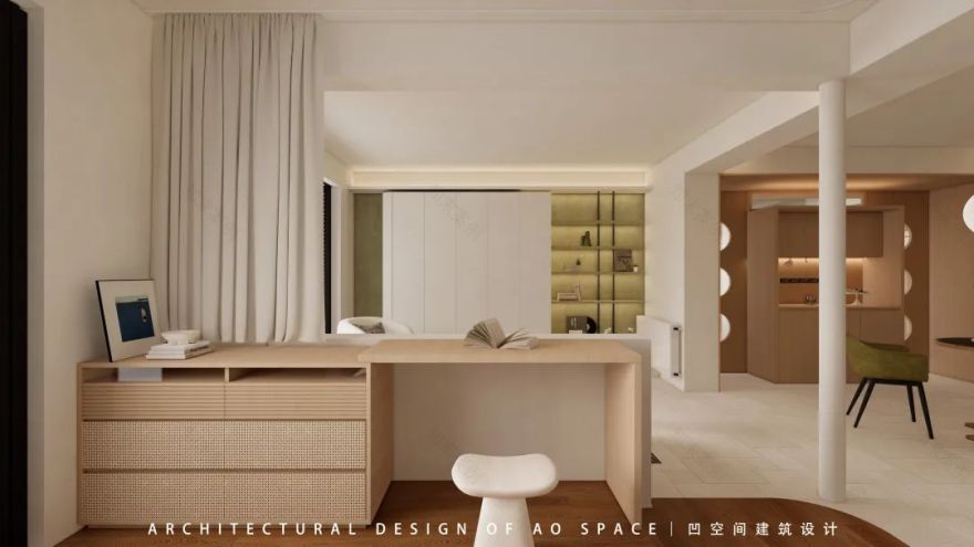 AO DESIGN 概念|把 106㎡住成 180㎡,一人居全屋皆开放丨中国南京丨凹设计事务所-31