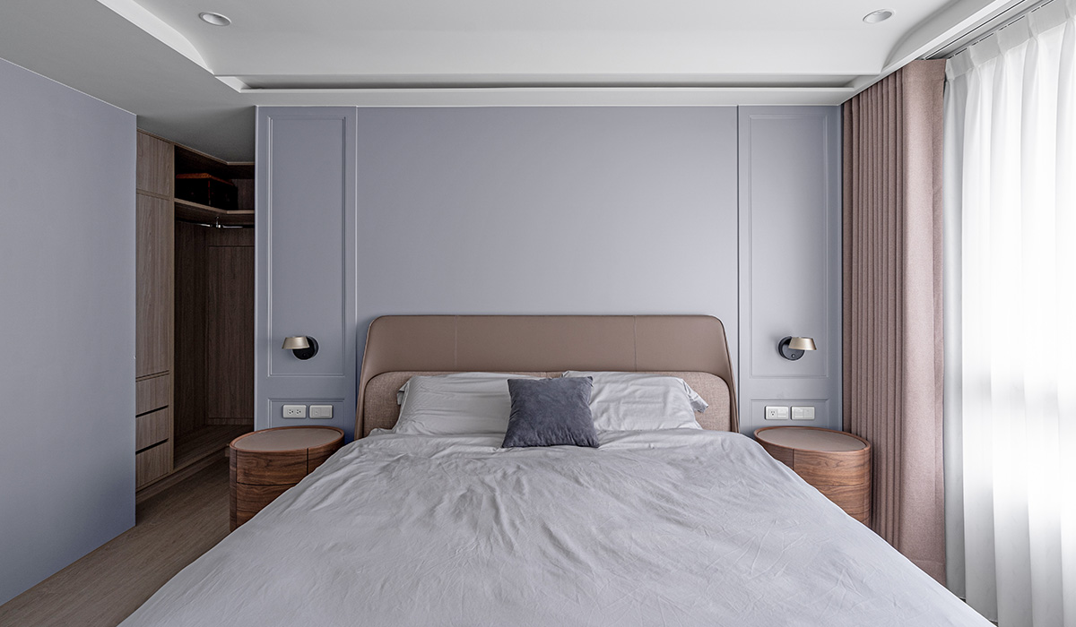 家装设计案例鉴赏——现代风柔淡恬适居所 -12