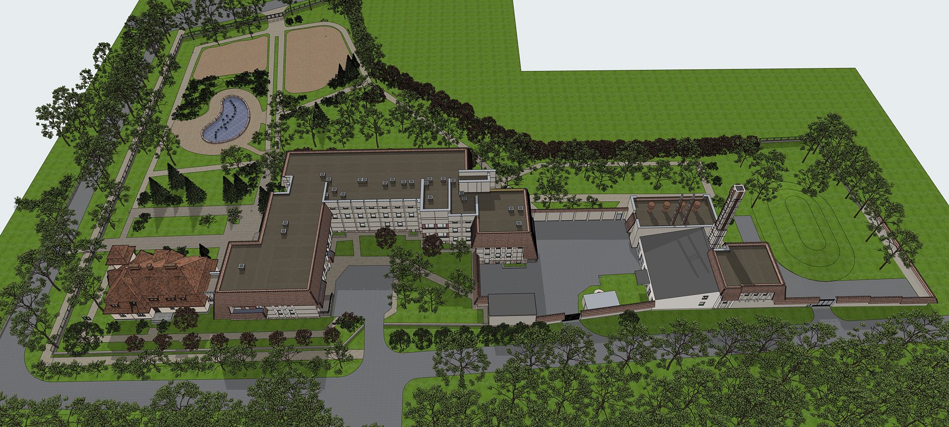 医院重建与扩建为现代康复中心丨乌克兰利沃夫-23