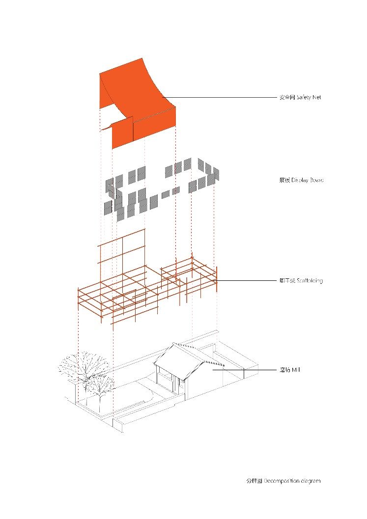 一星期 一万元 零废弃 | 脚手架建起的乡村艺廊-17