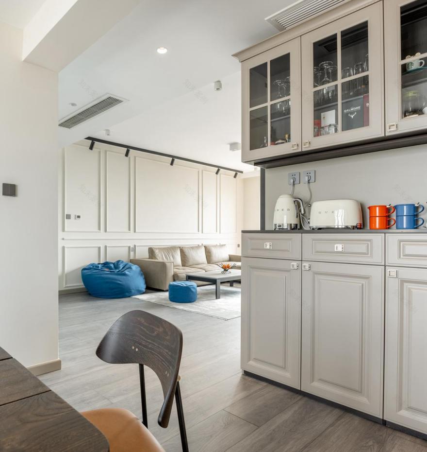 开放式厨房++吧台餐厅设计-5