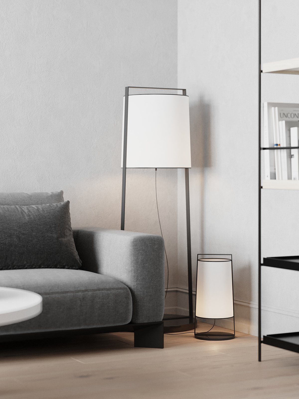 乌克兰基辅现代极简主义公寓设计-3