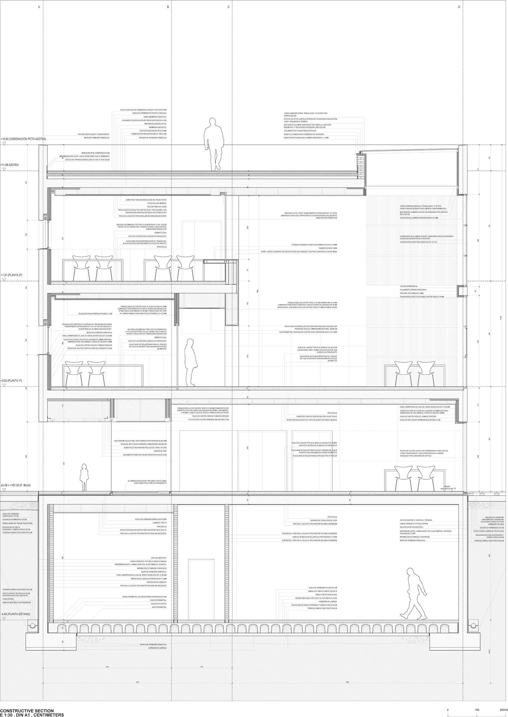 马德里法国学校图书馆丨西班牙马德里丨Alberto Campo Baeza-64