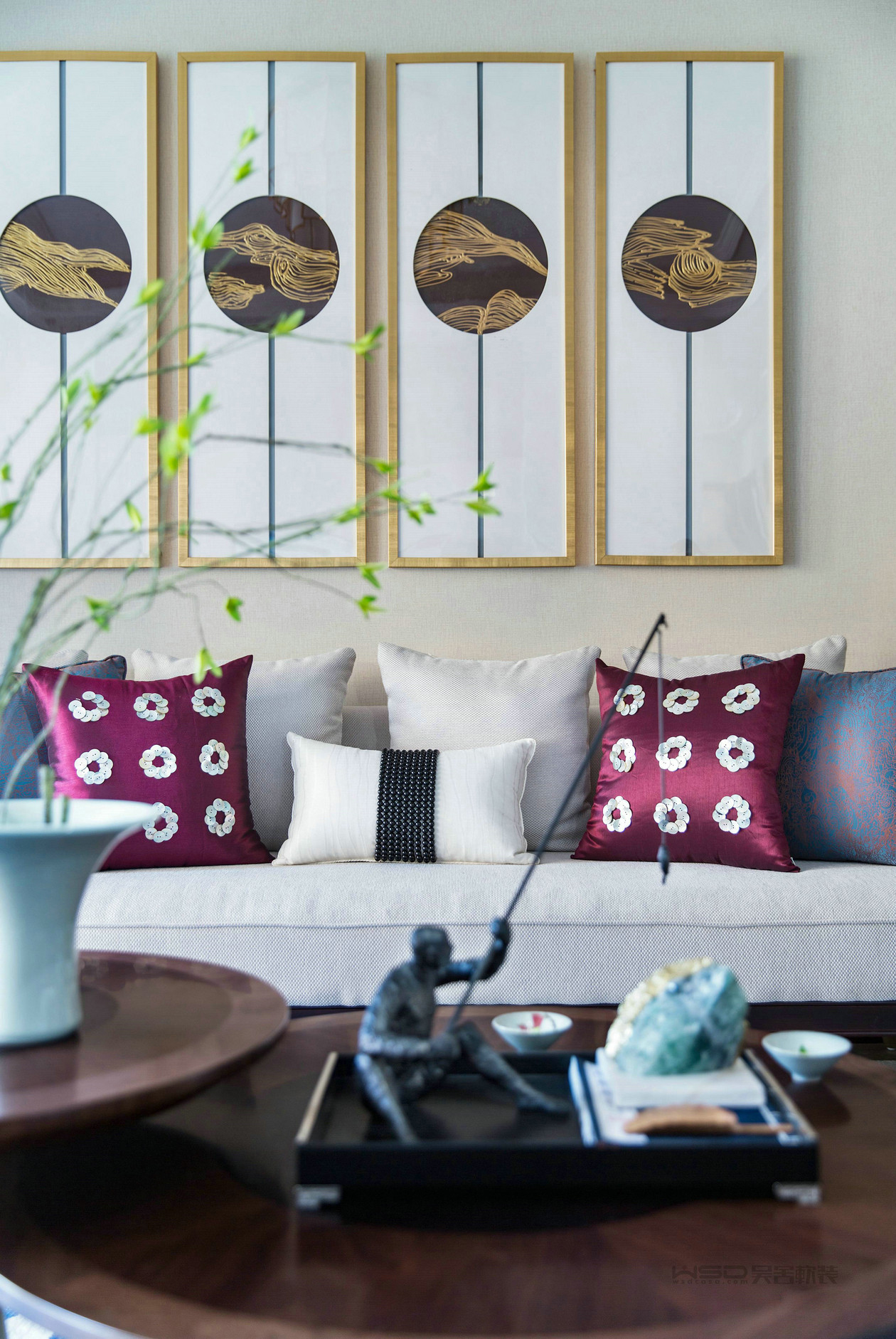 WSD · 吴舍软装 | 韶关永乐城 · 新中式样板房-6