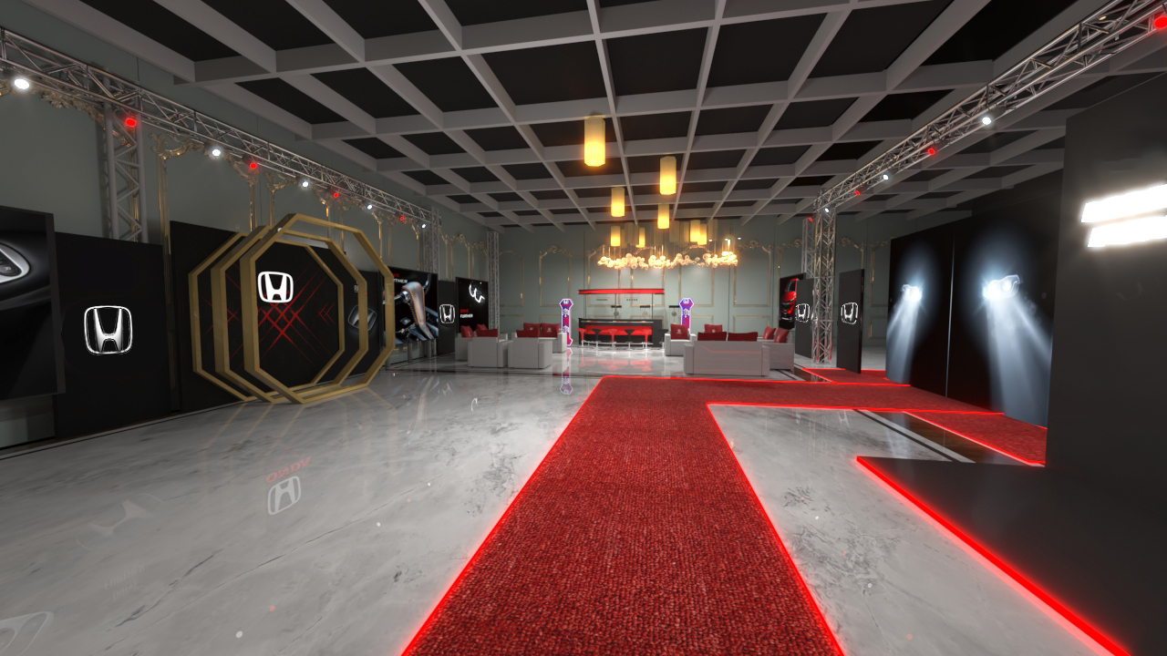 Honda Media Wall & Photobooth Creative Model-1