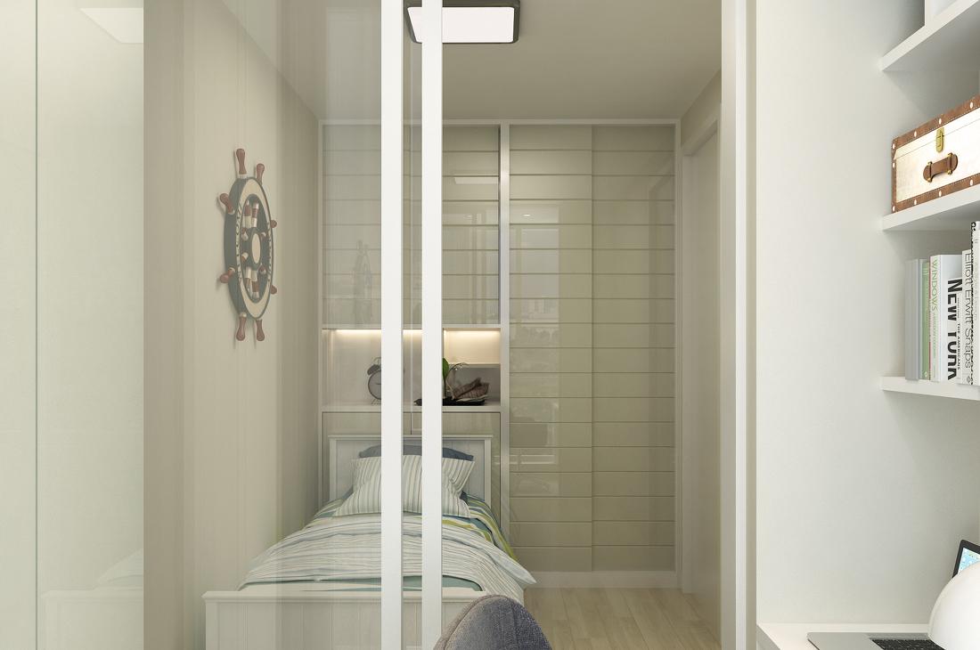 嘉鑫国际 406 户型样板间 | 暗间变明厨,集成设计满足年轻人需求-13