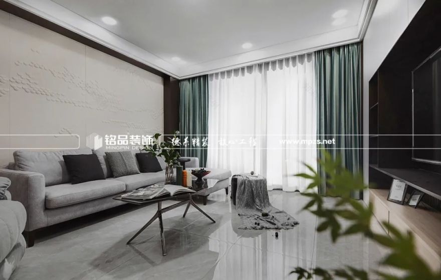 月光森林 | 130㎡现代简约,无主灯设计,3D 背景墙-26