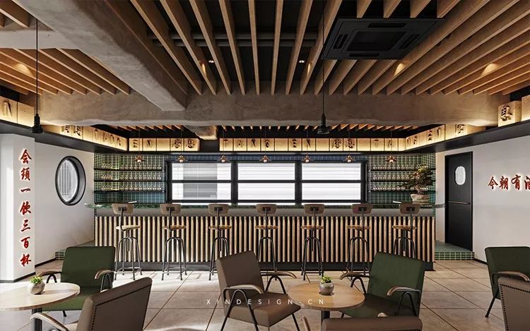 唐恩酒吧 | 混搭风格的海港怀旧空间-15